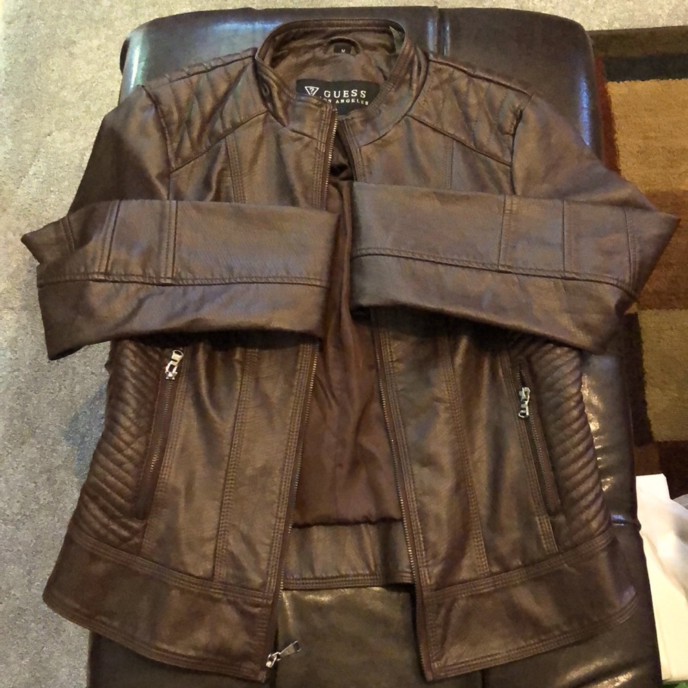 Guess faux leather jacket